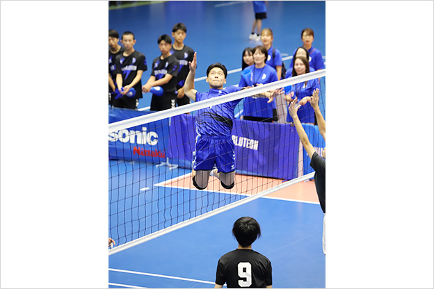 写真：試合中の選手の様子