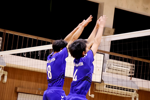 写真：試合中の選手の様子