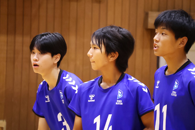 写真：試合中の選手の様子