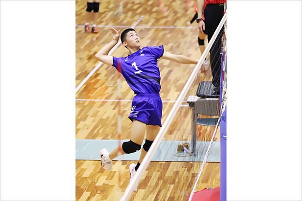 写真：試合中の選手の様子