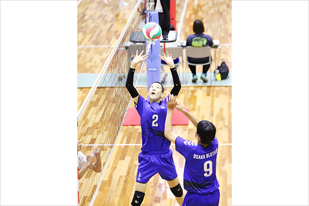写真：試合中の選手の様子