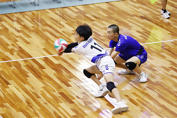 写真：試合中の選手の様子