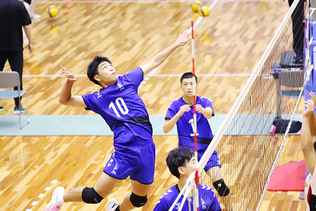 写真：試合中の選手の様子