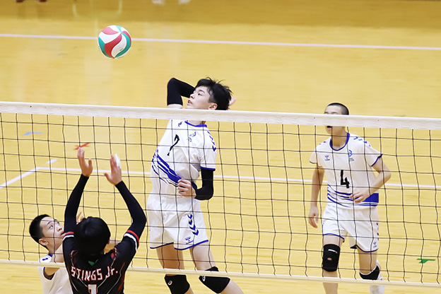 写真：試合中の選手の様子