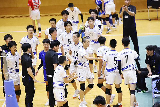 写真：試合中の選手の様子