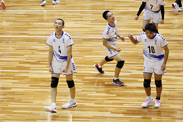 写真：試合中の選手の様子