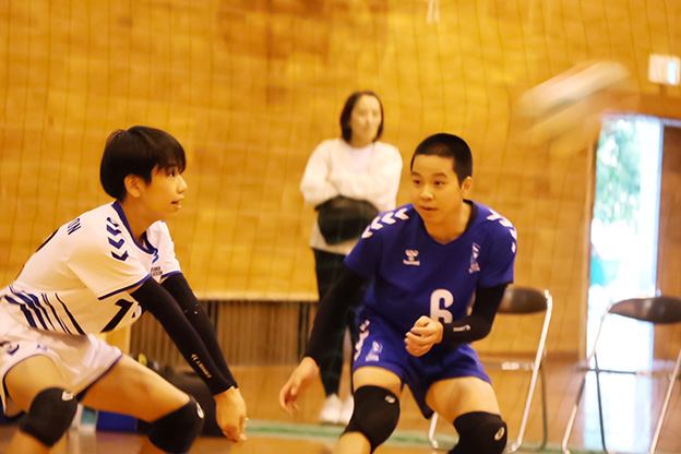 写真：試合中の選手の様子