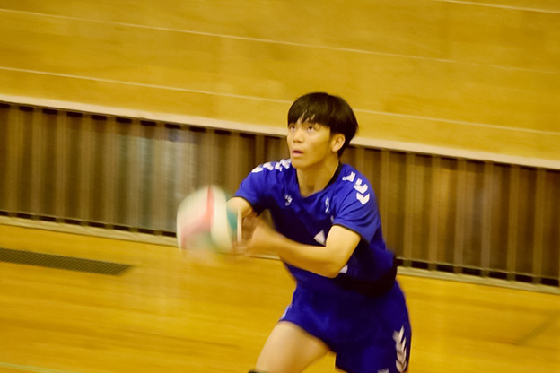 写真：試合中の選手の様子