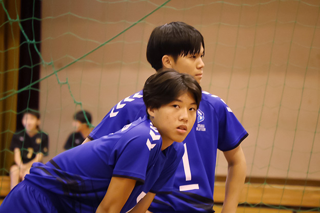 写真：試合中の選手の様子