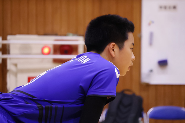 写真：試合中の選手の様子