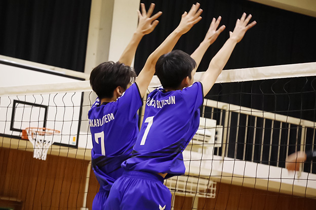 写真：試合中の選手の様子
