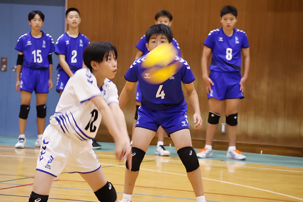 写真：試合中の選手の様子