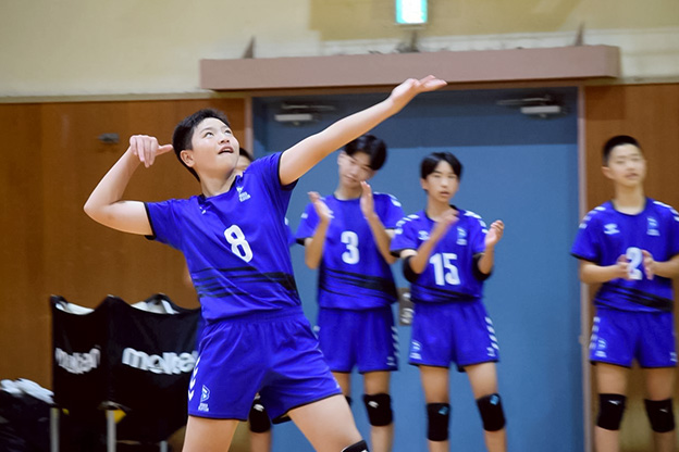 写真：試合中の選手の様子