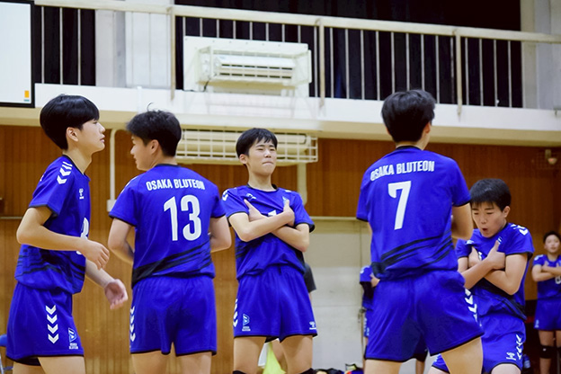 写真：試合中の選手の様子