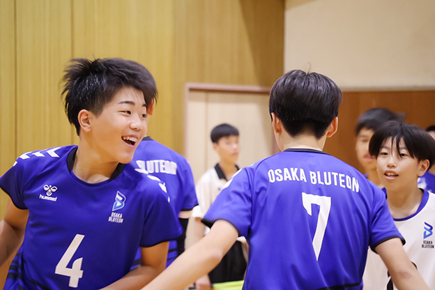 写真：試合中の選手の様子