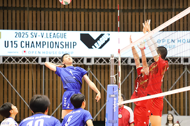 写真：試合中の南部選手