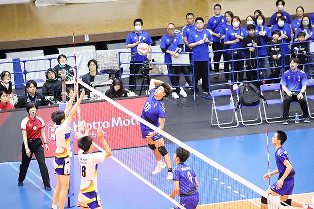 写真：試合中の選手の様子