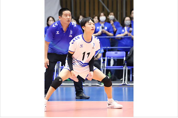 写真：試合中の選手の様子