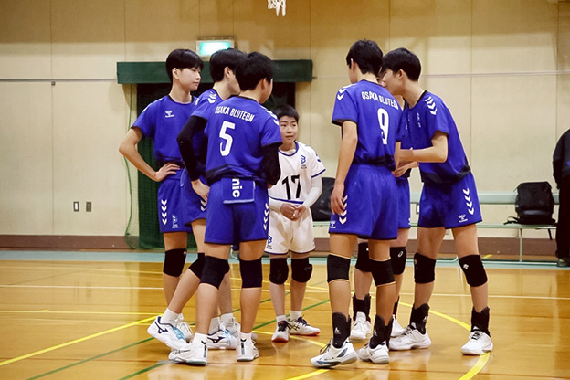写真：試合中の選手の様子
