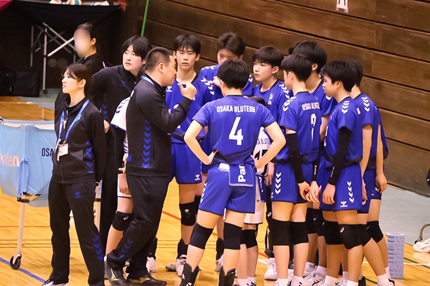 写真：試合中の選手の様子