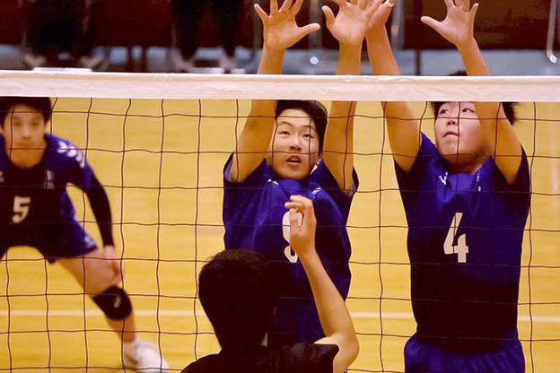 写真：試合中の選手の様子