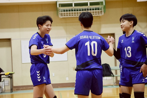 写真：試合中の選手の様子