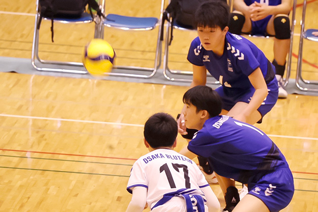 写真：試合中の選手の様子