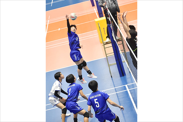 写真：試合中の選手の様子