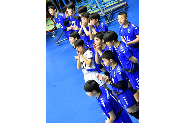 写真：試合中の選手の様子