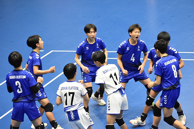 写真：試合中の選手の様子