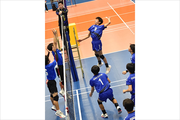 写真：試合中の選手の様子