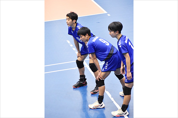 写真：試合中の選手の様子