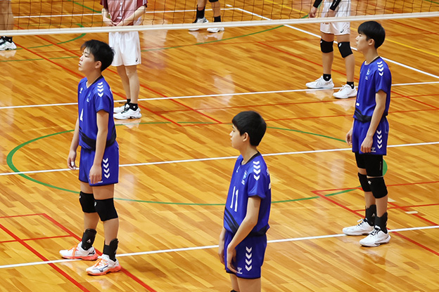 写真：試合中の選手の様子