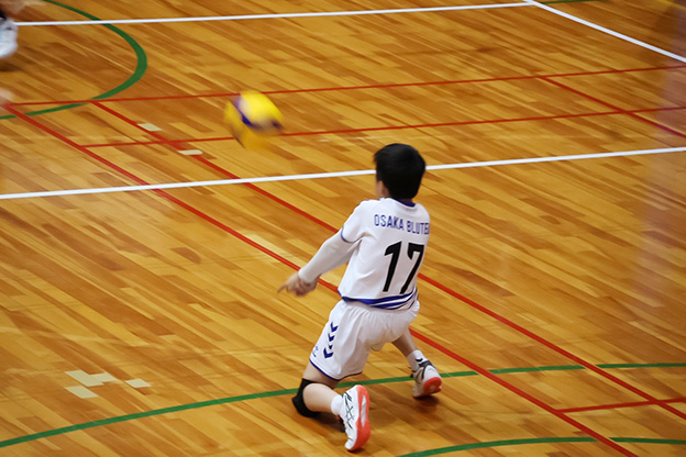 写真：試合中の選手の様子