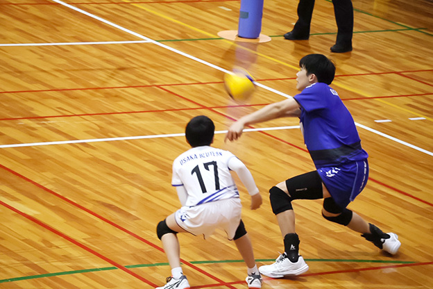 写真：試合中の選手の様子