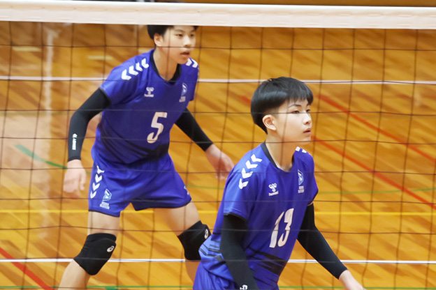 写真：試合中の選手の様子