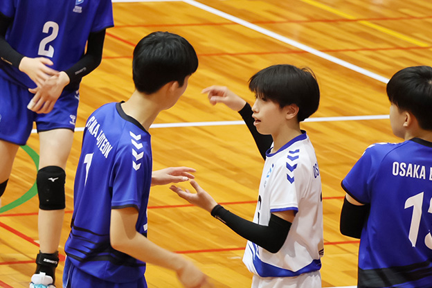写真：試合中の選手の様子