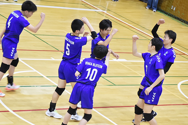 写真：試合中の選手の様子