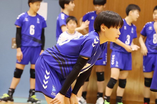 写真：試合中の選手の様子
