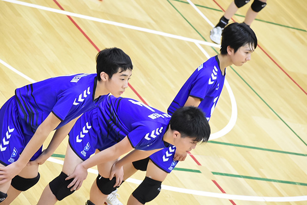 写真：試合中の選手の様子
