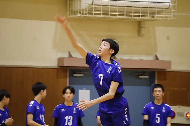 写真：試合中の選手の様子