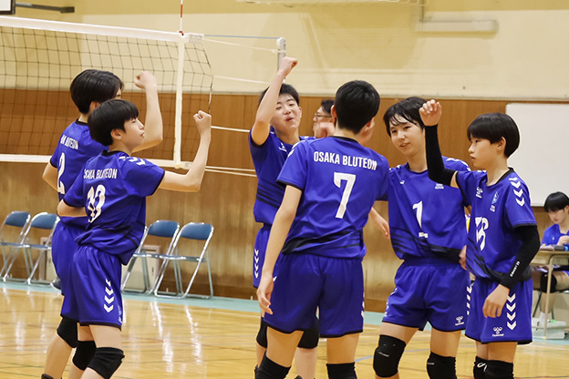 写真：試合中の選手の様子