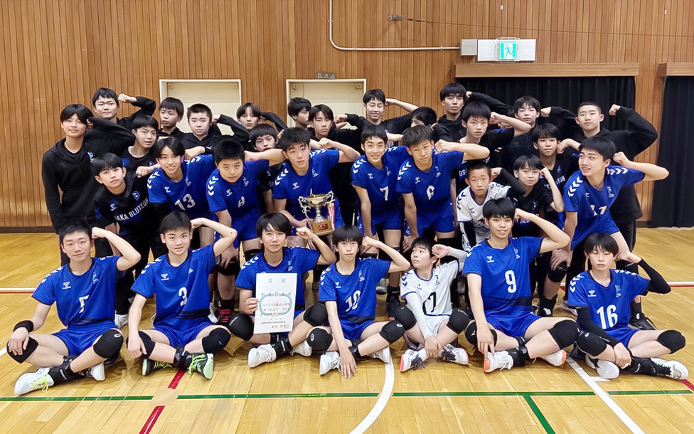 大阪ブルテオンU15選手の集合写真