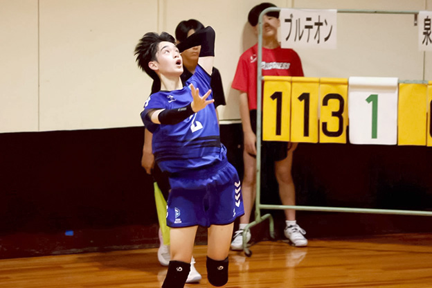 写真:試合中の選手の様子