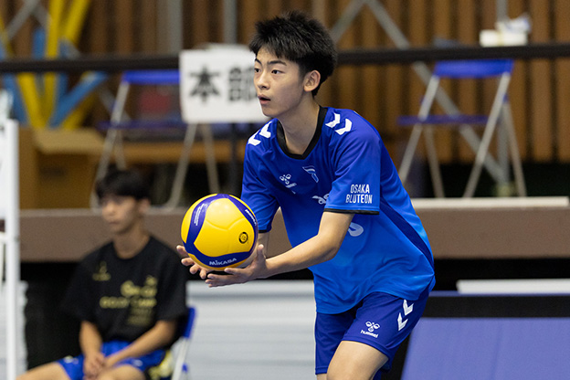 写真:試合中の選手の様子