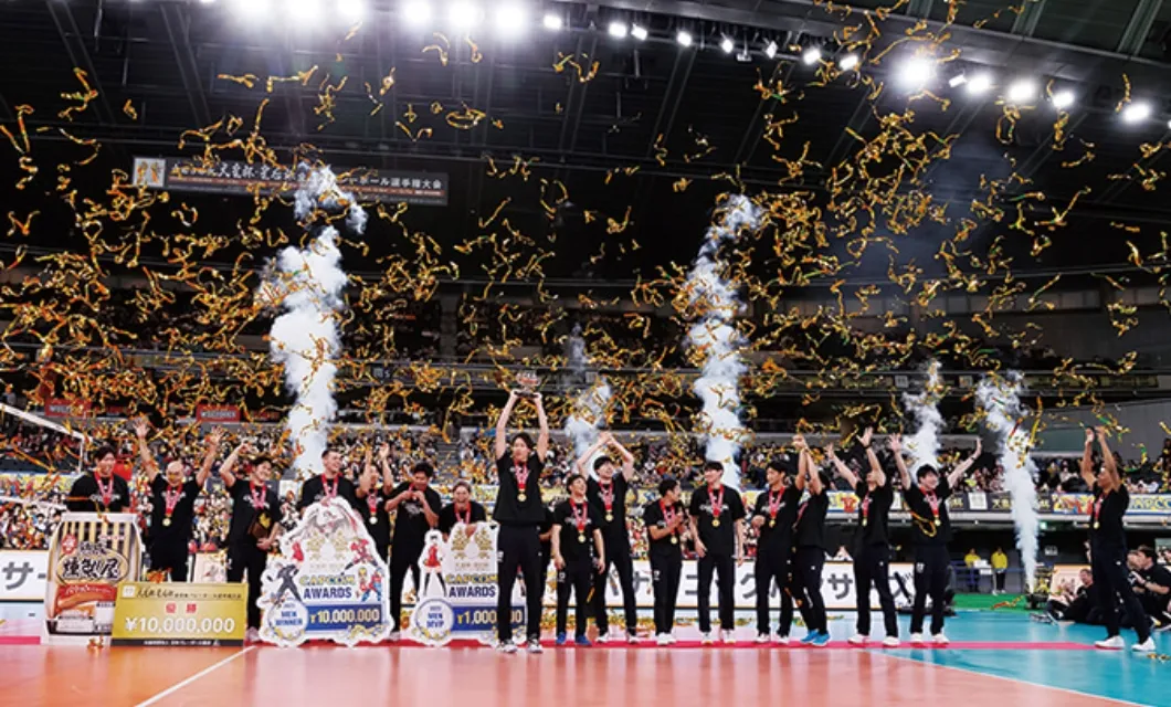 Photo: Players celebrating the victory