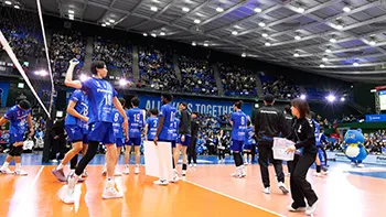 画像：サインボール投げ込みサポート