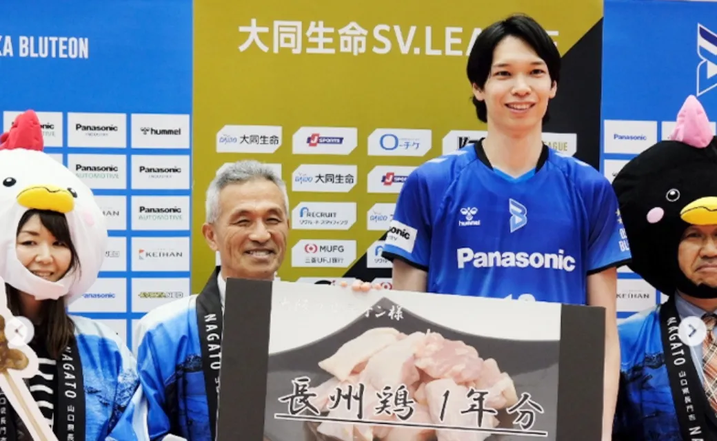 Photo: Athlete Yamauchi smiling