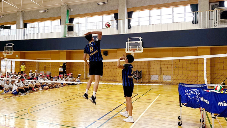 子どもふれあい事業 バレーボール教室 | 大阪ブルテオン