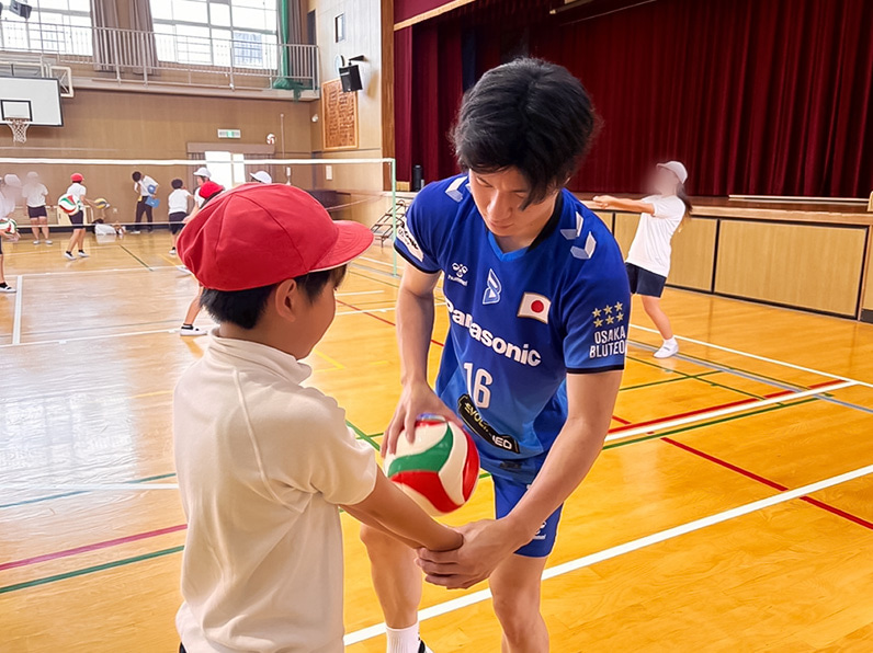 大阪府トップアスリート小学校ふれあい事業「大阪ブルテオン